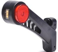WAS W77.1 LED L/H RUBBER 12V 24V RED/WHITE/AMBER OUTLINE STALK MARKER LAMP LIGHT
