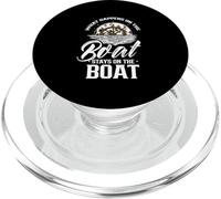 Was Auf Dem Boot Passiert Bleibt Auf Dem Boot Captain Ship PopSockets PopGrip for MagSafe