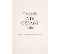 Was ich dir nie gesagt habe: Ein Buch für das, was zwischen uns blieb.