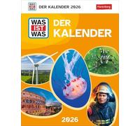 WAS IST WAS Der Kalender Tagesabreißkalender 2026 - Kinderkalender: Kinderkalender zur beliebten Buchreihe. Tageskalender zum Abreißen - täglich Neues lernen mit dem Tischkalender 2026.