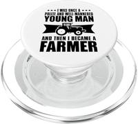 Was Once Polite And Well Mannered Young Man - Funny Farming PopSockets PopGrip for MagSafe