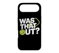 was that out? pickleball sport design paddle outline graphic Case for iPhone Air
