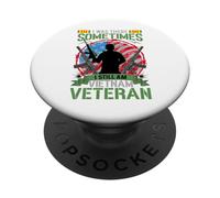 Was There Sometimes I Still Am Vietnam Veteran PopSockets Adhesive PopGrip