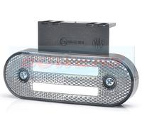 WAS W175 LED WHITE FRONT MARKER / POSITION LIGHT LAMP 12V 24V TRUCK TRAILER