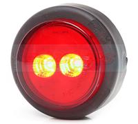 WAS W238 COMPACT SMALL LED REAR ROUND FOG LIGHT LAMP ONLY 60mm DIAMETER