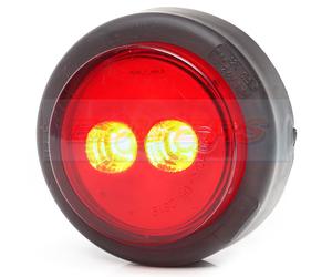 WAS W238 COMPACT SMALL LED REAR ROUND FOG LIGHT LAMP ONLY 60mm DIAMETER