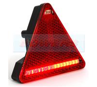 WAS W68P 12v 24v Universal LED Triangle Rear Combination Light Lamp Trailer R/H