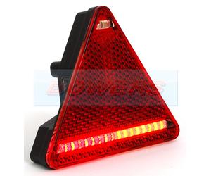 WAS W68P 12v 24v Universal LED Triangle Rear Combination Light Lamp Trailer R/H