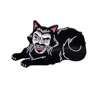 Was Wir Tun In Die Schatten Enamel Pin Lapel Black Cat Brooch, Normal, Non-precious metal