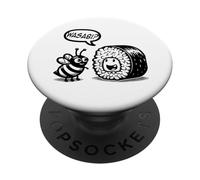 Wasabi? What's up Bee? Cute, design for other sushi lovers. PopSockets Adhesive PopGrip