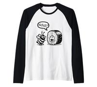 Wasabi? What's up Bee? Cute, Design for Other Sushi Lovers. Raglan Baseball Tee