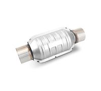 WaSaett 2" Inlet/Outlet High Flow Universal Catalytic Converter Direct-Fit with O2 Port & Heat Shield (EPA Compliant)
