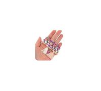 WASAIE 7Pcs Colorful Surfer Stackable Butterfly Bracelets Set for Women,Resin Flower Candy Butterfly Beaded Stretch Acrylic Boho Aesthetic Beach Fun Jewelry Set
