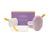 Waschies 7 Piece Gift Set by Fraubeauty - Incudes Exclusive Reusable Makeup Remover Pads, Mini Cleansing Gloves & Face Towel - Ideal for Gifts, Travel & Daily Skincare