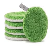 waschies Kids Wash Pads for Babies & Children - Set of 5, Green - Super Soft & Reusable for Gentle Cleansing with Water Only - Hypoallergenic Fibre Mix, Suitable for Delicate & Sensitive Skin