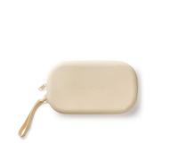 Waschies pureFeminine Medium Travel Bag in Cream - BPA Free Silicone Toiletries Pouch - Machine Washable - Keeps Intimate Cleansing Pads Hygienic for Travel & Everyday Use