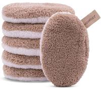 Waschies Reusable Makeup Remover & Face Cleansing Pads - Pack of 6 in Gold - Washable, Soft & Hypoallergenic, Gentle Cleansing For All Skin Types - Alternative to Cotton Pads & Wipes