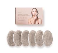 Waschies Reusable Makeup Remover & Face Cleansing Pads - Pack of 6 in Gold - Washable, Soft & Hypoallergenic, Gentle Cleansing For All Skin Types - Alternative to Cotton Pads & Wipes