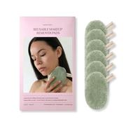 Waschies Reusable Makeup Remover & Face Cleansing Pads - Pack of 6 in Sage - Washable, Soft & Hypoallergenic, Gentle Cleansing For All Skin Types - Alternative to Cotton Pads & Wipes