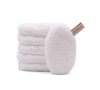 Waschies Reusable Makeup Remover & Face Cleansing Pads - Pack of 6 in White - Washable, Soft & Hypoallergenic, Gentle Cleansing For All Skin Types - Alternative to Cotton Pads & Wipes