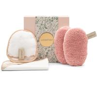 waschies Small Gift Set - Makeup Remover Pads, Mini Cleanser Glove & Face Towel - Perfect for Sustainable Skin-Care Routines - Ideal for Birthdays & Self-Care Gifts