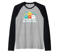 WASD Keyboard Its What Moves Me Funny PC Gamer Men Women Raglan Baseball Tee
