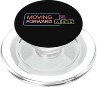WASD Moving Forward Retro PC Gaming Inspirational PopSockets PopGrip for MagSafe