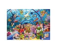 Wasgij Original 43, Aquarium Antics - Unique 1000 Piece Jigsaw Puzzle for Adults - Colourful, Puzzling, Challenging & Brainteasing Adult Jigsaws - 100% Recycled Cardboard 1000Pc Puzzles - Jumbo