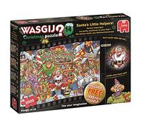 Wasgij Christmas 14 - Santa's Little Helper's! 1000 Piece Jigsaw Puzzle (Includes Free 1000 Piece Puzzle)