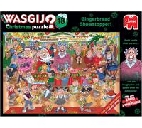 Wasgij Christmas 18 - Gingerbread Showstopper (2X1000 Pieces)