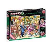 Wasgij Christmas 21, A Very Merry Makeover - Festive 2 x 1000 Piece Xmas Jigsaw Puzzle for Adults - Puzzling, Challenging & Brainteasing Adult Jigsaws - 100% Recycled Cardboard 1000Pc Puzzles - Jumbo