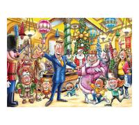Wasgij Christmas 21 A Very Merry Makeover Festive 2 x 1000 Piece Jigsaw Puzzle