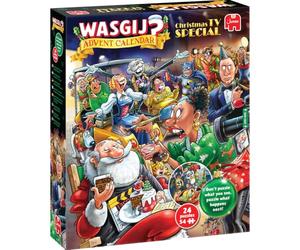 Wasgij Christmas Puzzle Advent Calendar 2026 - 24x54 Piece Jigsaw Countdown | Unique & Fun Jigsaw Puzzles Advent Calendar - Gifts for Adults - Funny 54 Piece Jigsaws - 24 Day Christmas Countdown Activity