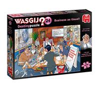 Wasgij Destiny 24, Business as Usual - 1000 Piece Jigsaw Puzzles for Adults - Colourful, Challenging & Brainteasing Adults Jigsaw Puzzle - Puzzle the Future - 100% Recycled Cardboard, 1000pcs, Jumbo
