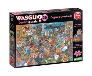 Wasgij Destiny 26, Organic Overload - 1000 Piece Jigsaw Puzzles for Adults - Fun, Challenging & Brainteasing Adults Jigsaw Puzzle - Puzzle the Future - 100% Recycled Cardboard - 1000pcs - Jumbo