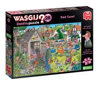 Wasgij Destiny 28, Dad Cave - Unique 1000 Piece Jigsaw Puzzles for Adults, Colourful, Fun, Challenging & Brainteasing 1000 Pc Adults Jigsaw Puzzle -