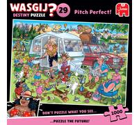 Wasgij Destiny 29, Pitch Perfect - Unique 1000 Piece Jigsaw Puzzle for Adults - Colourful, Puzzling, Challenging & Brainteasing Adult Jigsaws - 100%