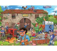 Wasgij Destiny 30, Harvesting Happiness - Unique 1000 Piece Jigsaw Puzzles for Adults - Colourful, Fun, Challenging & Brainteasing 1000 Pc Adults Jigsaw Puzzle - 100% Recycled Cardboard - Jumbo