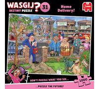 Wasgij Destiny 31 Home Delivery! - Sophisticated & Tricky 1000 Piece Puzzle for Adults - 100% Recycled Cardboard - Unique Gift for Christmas and Birthday - Jumbo