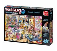 Wasgij Mystery 23, Pooch Parlour - 1000 Piece Jigsaw Puzzles for Adults - Fun, Challenging & Brainteasing Adults Jigsaw Puzzle - Puzzle What Happens Next - 100% Recycled Cardboard - 1000pcs - Jumbo