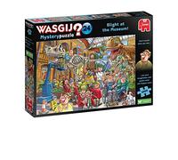 Wasgij Mystery 24, Blight at the Museum - 1000 Piece Jigsaw Puzzles for Adults - Challenging & Brainteasing Adults Jigsaw Puzzle - Puzzle What Happens Next, 100% Recycled Cardboard, 1000pcs, Jumbo