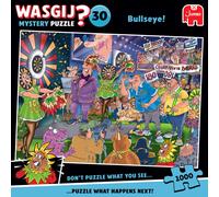 Wasgij Mystery 30, Bullseye! - 1000 Piece Jigsaw Puzzles for Adults - Challenging & Brainteasing 1000Pc Adult Puzzle - 100% Recycled Cardboard Jigsaw