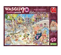 Wasgij Retro Destiny 8, High Season - 1000 Piece Jigsaw Puzzles for Adults - Colourful, Challenging & Brainteasing Adults Jigsaw Puzzle, Puzzle the Future - 100% Recycled Cardboard, 1000pcs, Jumbo