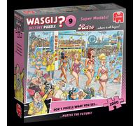 Wasgij Retro Destiny 9, Super Models - Unique 1000 Piece Jigsaw Puzzle for Adults - Colourful, Puzzling, Challenging & Brainteasing Adult Jigsaws - 100% Recycled Cardboard 1000Pc Puzzles - Jumbo