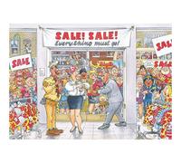 Wasgij Retro Mystery 7 Everything Must Go Jigsaw Puzzle 1000pcs