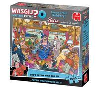 Wasgij Retro Mystery 9 Great Train Robbery! (1000 Pieces) (1110100504) Puzzle Multicolor Kids