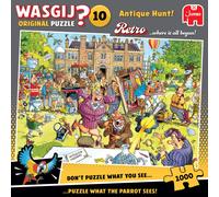Wasgij Retro Original 10, Antique Hunt! - 1000 Piece Adults Jigsaw Puzzles - Challenging, Brainteasing 1000Pc Adult Puzzle - 100% Recycled Cardboard