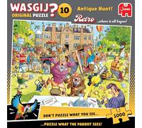Wasgij Retro Original 10, Antique Hunt! - 1000 Piece Adults Jigsaw Puzzles - Challenging, Brainteasing 1000Pc Adult Puzzle - 100% Recycled Cardboard Jigsaws - Birthday Jumbo