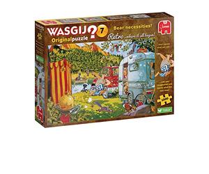 Wasgij Retro Original 7, Bear Necessities - 1000 Piece Jigsaw Puzzles for Adults - Fun, Challenging & Brainteasing Adults Jigsaw Puzzle - Uncover The Puzzle, 100% Recycled Cardboard, 1000pcs, Jumbo