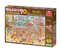 Wasgij Retro Original 8, High Tide - 1000 Piece Jigsaw Puzzles for Adults - Fun, Challenging & Brainteasing Adults Jigsaw Puzzle - Uncover the Puzzle - 100% Recycled Cardboard - 1000pcs - Jumbo